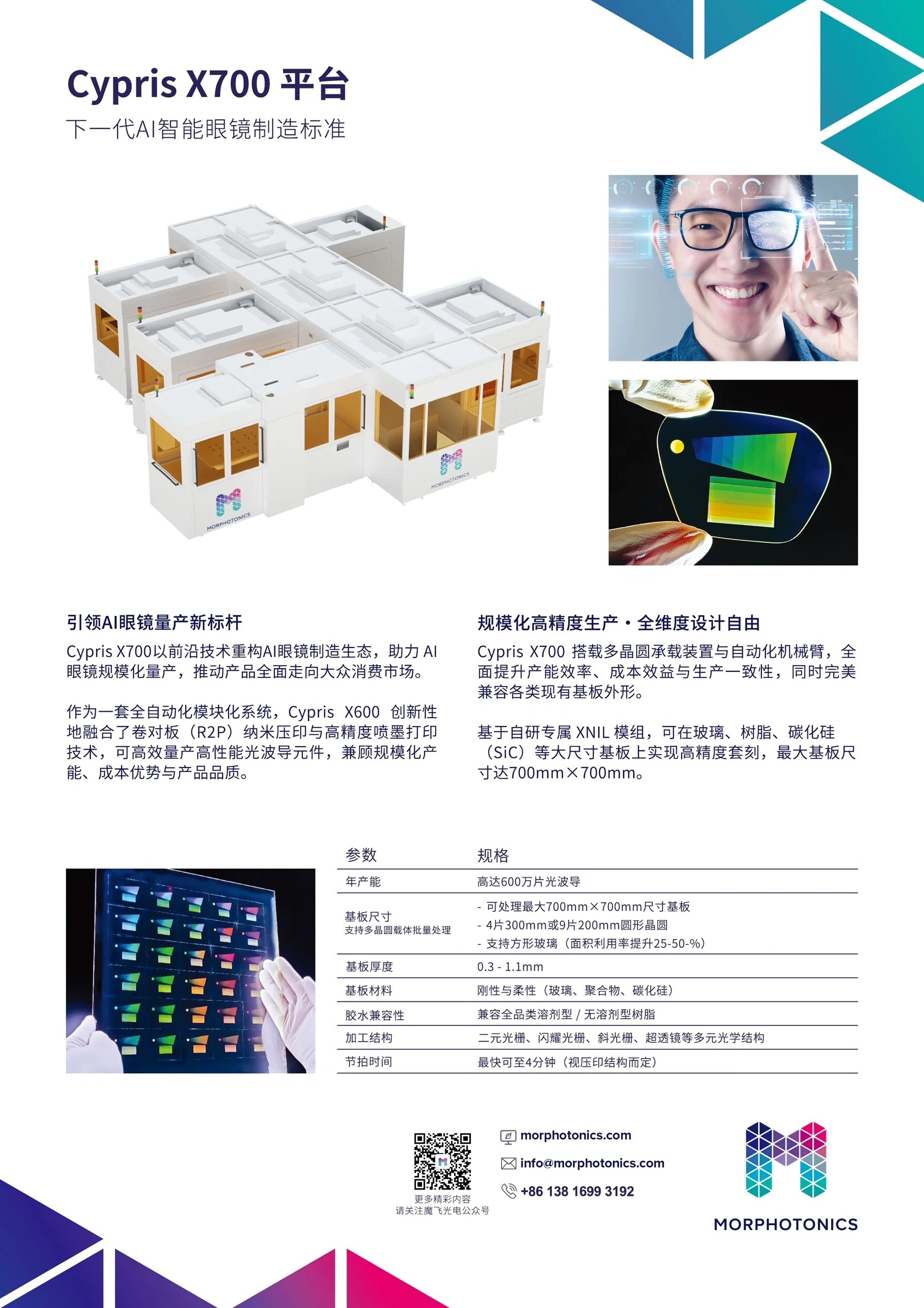 Cypris X700 brochure